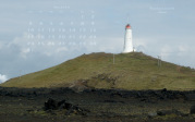 wallpaper May 2010 - lighthouse Reykjanesviti (ISL)