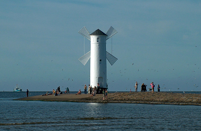 windmill fire Świnoujście