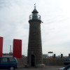 to the lighthouse Rønne Harbour (Bornholm)