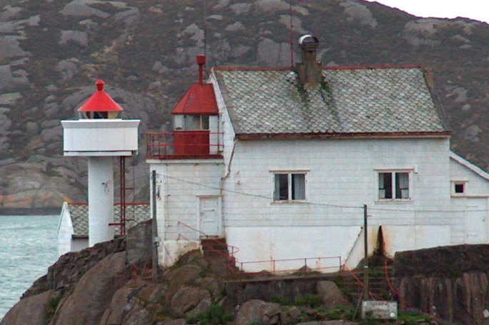 old and new lighthouse Vibberodden