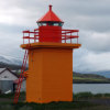 to the lighthouse Svalbarðseyri