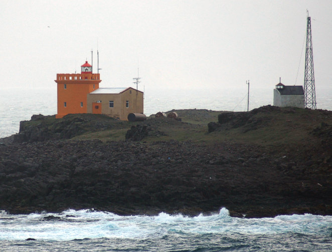 old and new lighthouse Dalatangi