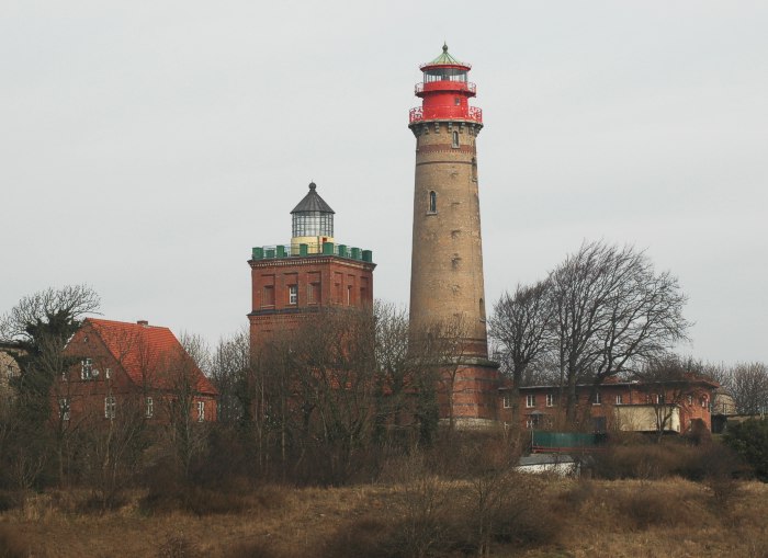 Old and new lighthouse Arkona