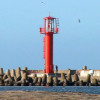 to the lighthouses Świnoujście breakwater