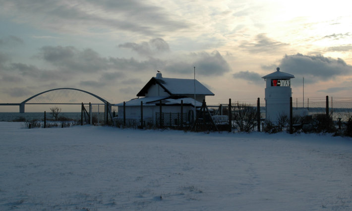 lighthouse Strukkamphuk on Fehmarn island