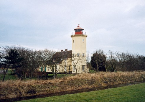 lighthouse Westermarkelsdorf on Fehmarn island