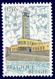 Briefmarke Leuchtturm Blankenberge